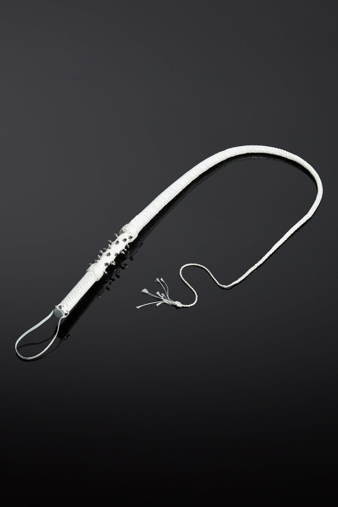 House of SXN Albus Patent Leather Whip