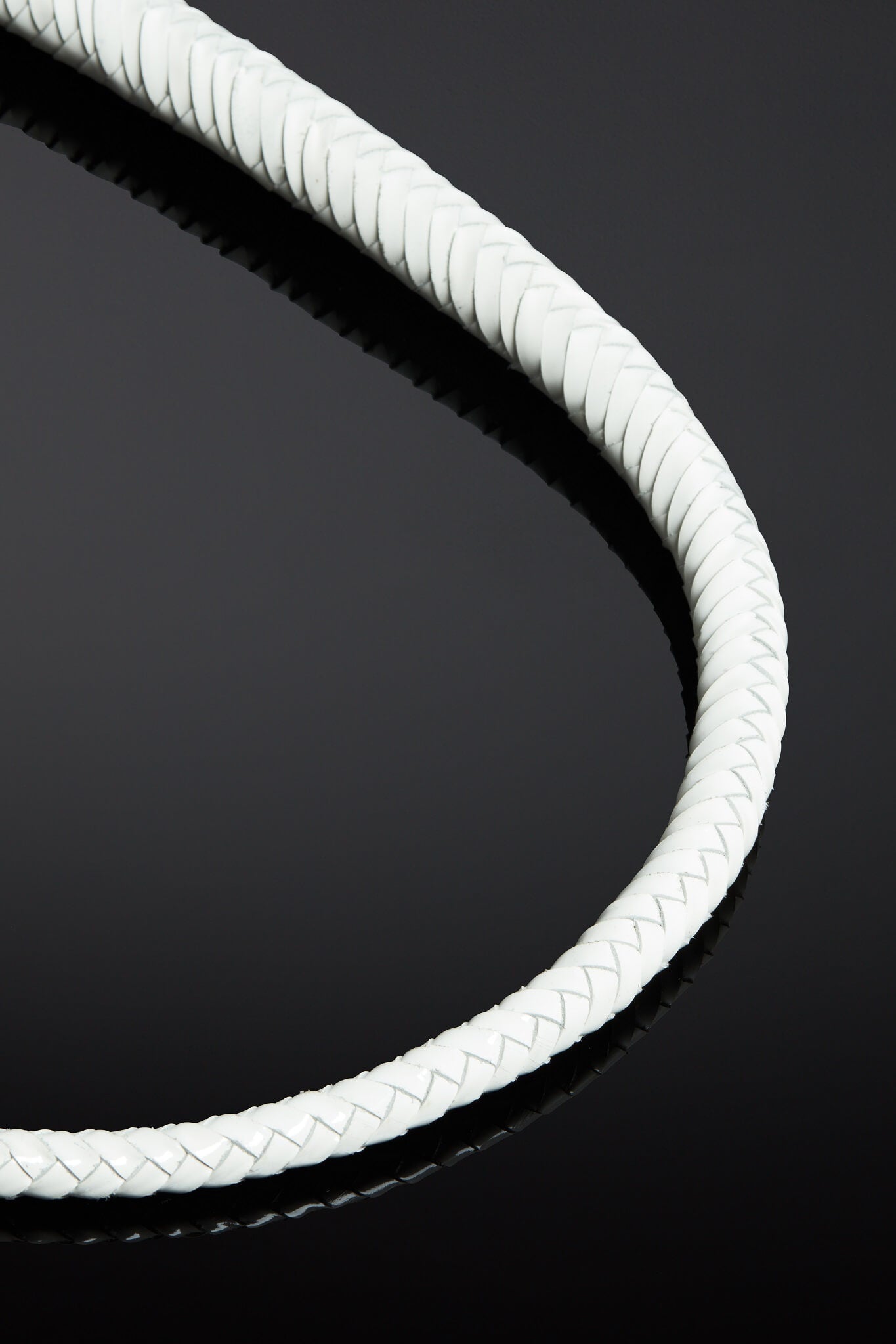 House of SXN Albus Patent Leather Whip