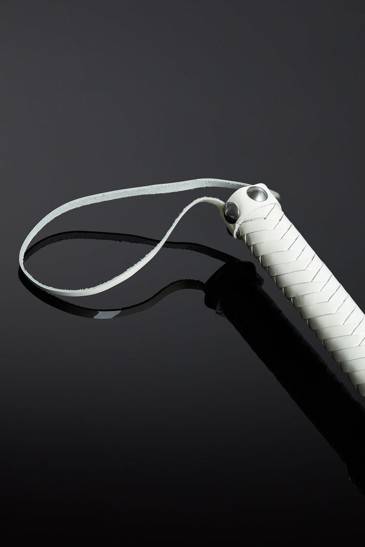 House of SXN Albus Patent Leather Whip