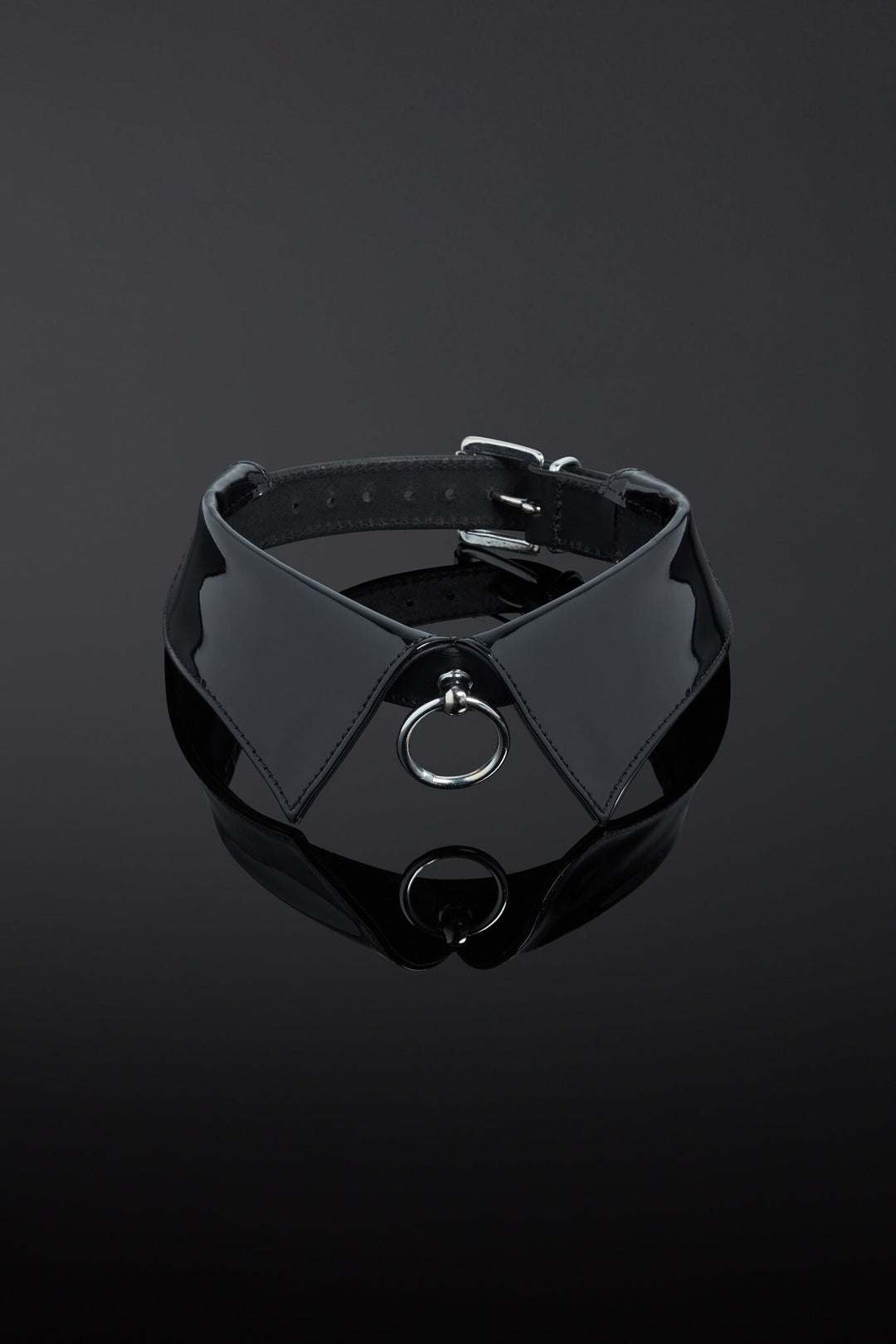 Pristinum Patent Leather Slave Collar