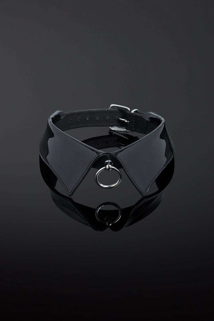 Pristinum Patent Leather Slave Collar