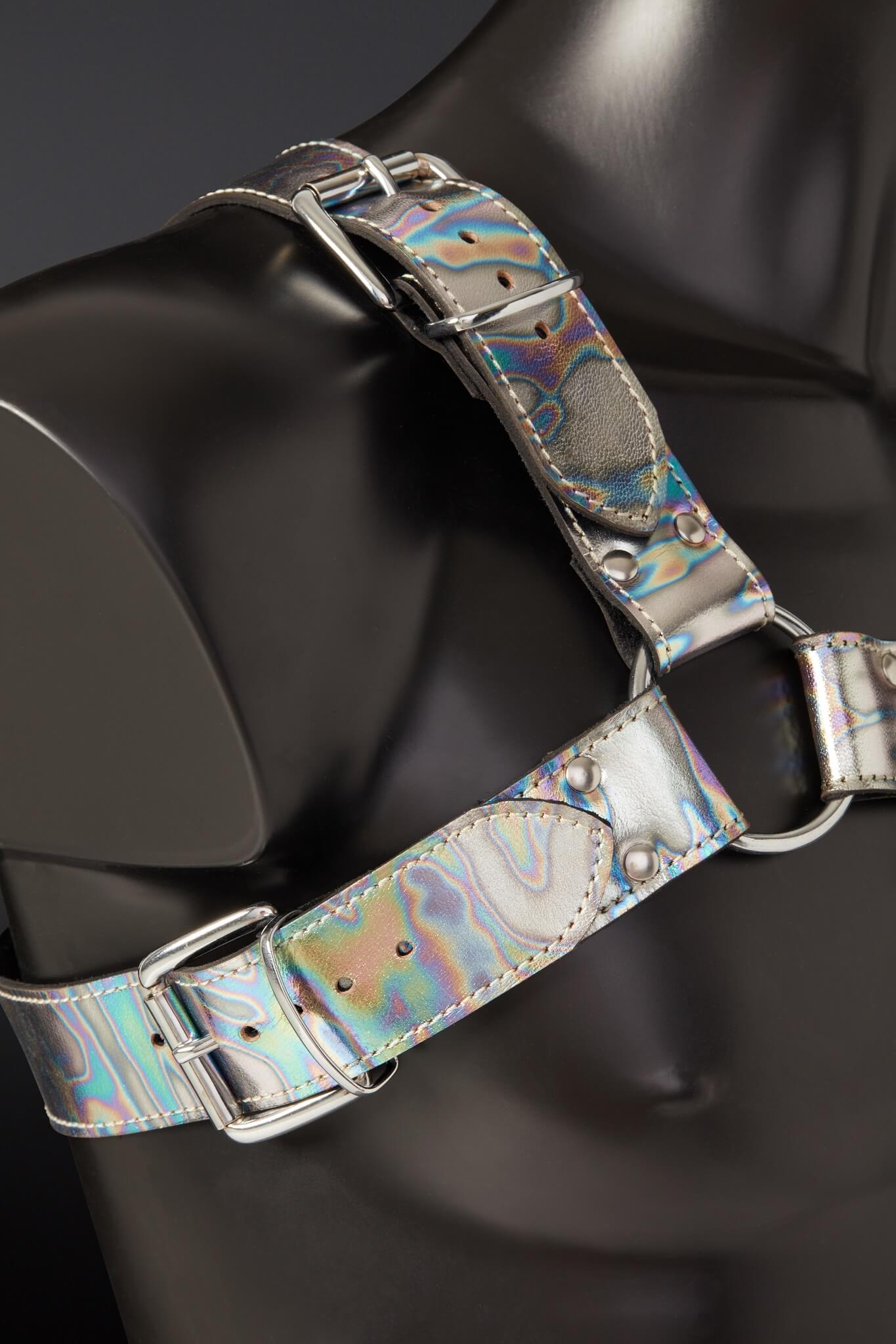 Psychedelia Leather Chest Harness