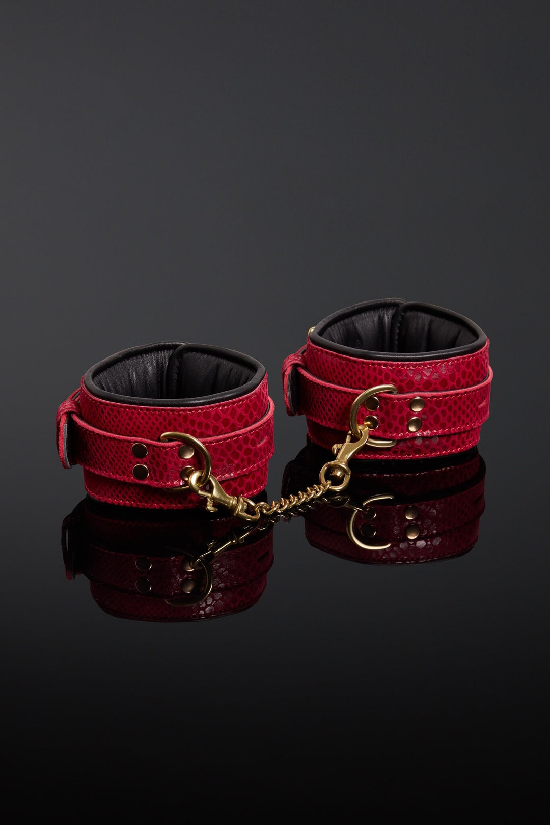 House of SXN Serpens Rouge Cuffs