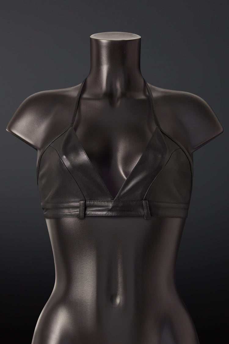 Lora Corium Leather Top