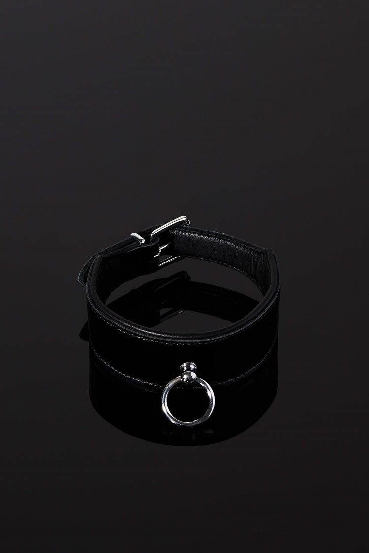House of SXN Luxury Leather Bondage Padded Slave Collar