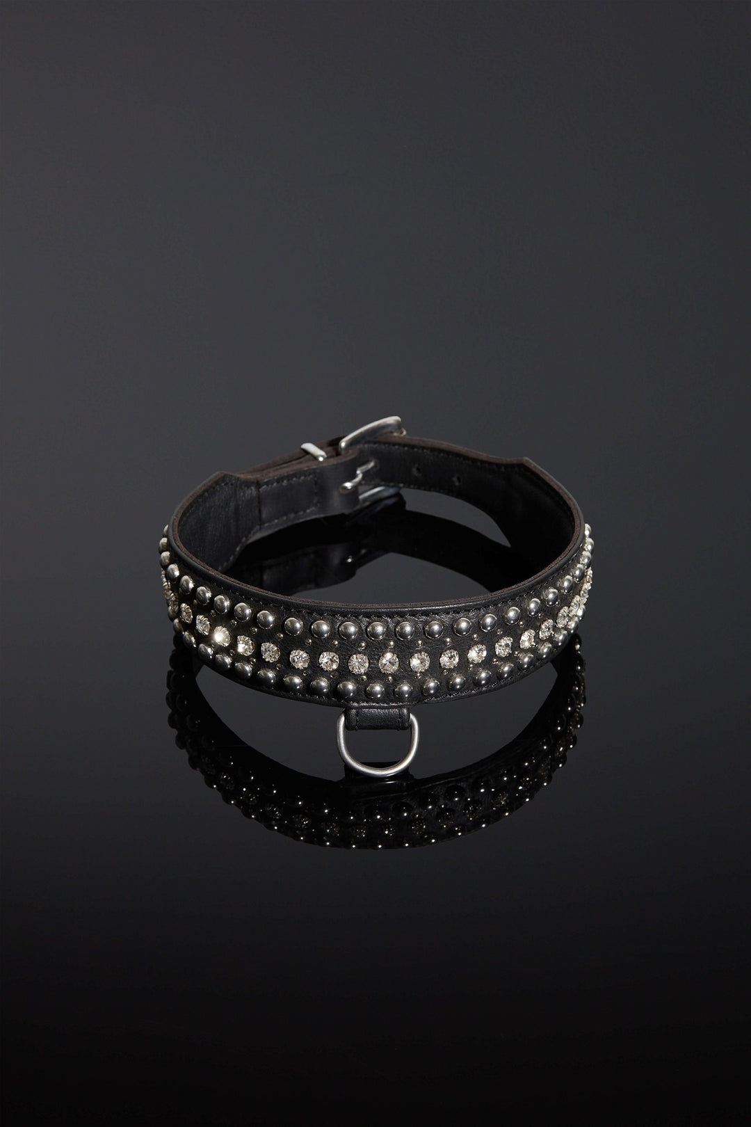 House of SXN Opulenta Leather Slave Collar Main