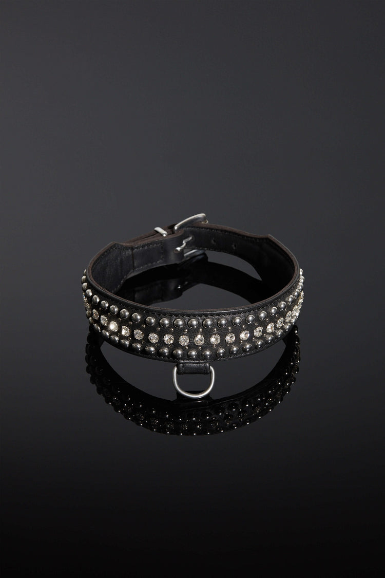 House of SXN Opulenta Leather Slave Collar Main