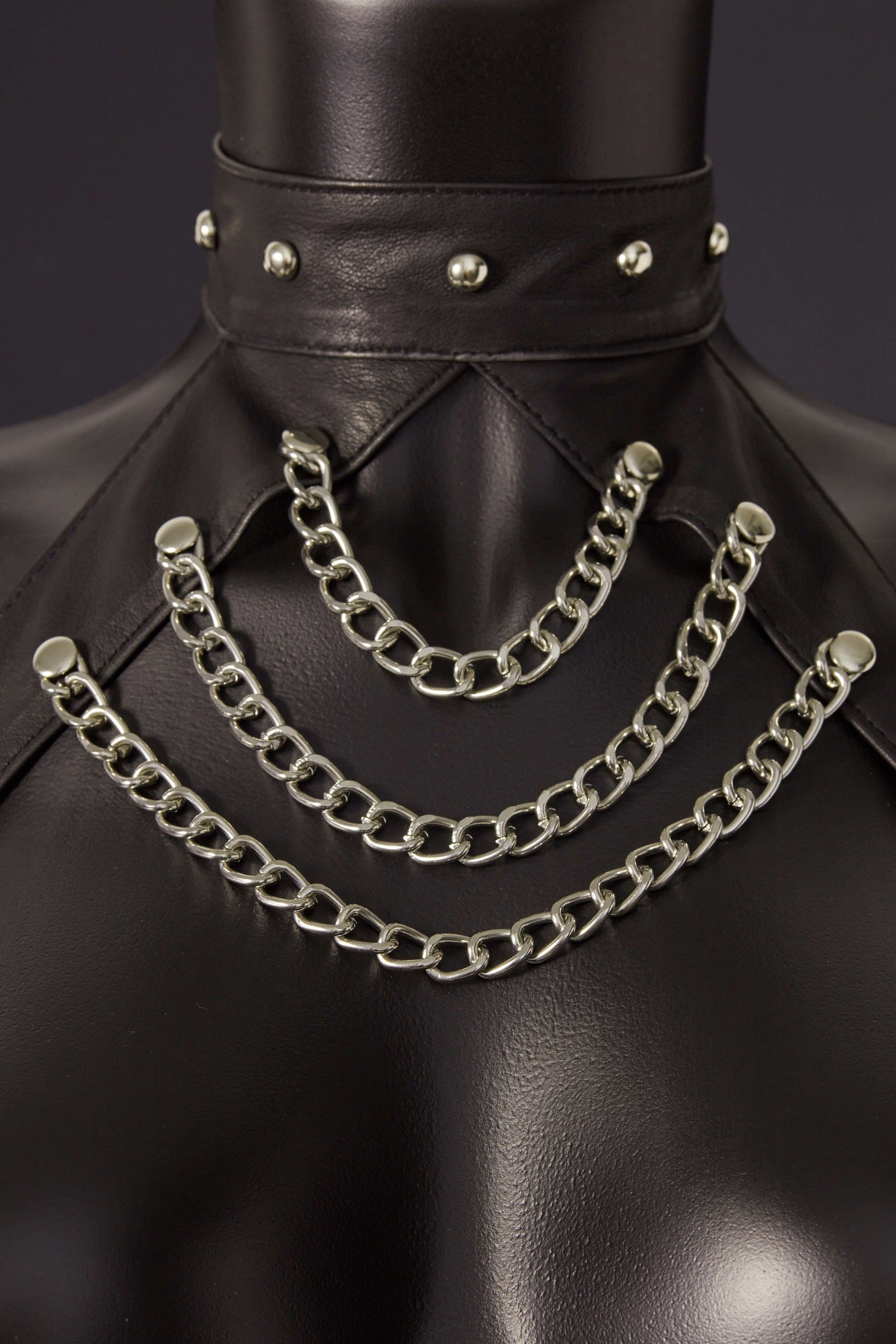 House of SXN Leather Sense Domina Lingerie