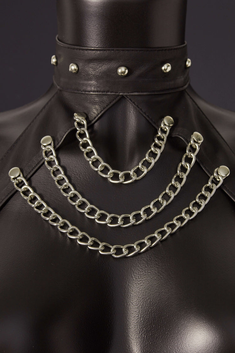 House of SXN Leather Sense Domina Lingerie