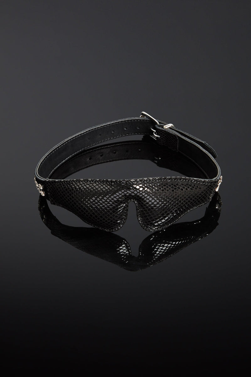 Mandrake Luxury Leather BDSM Blindfold