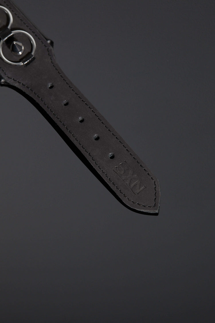House of SXN Servus Leather BDSM Slave Collar