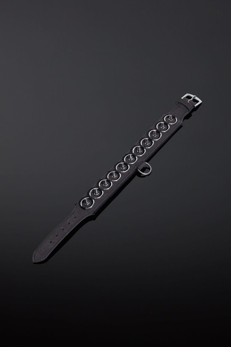 House of SXN Servus Leather BDSM Slave Collar