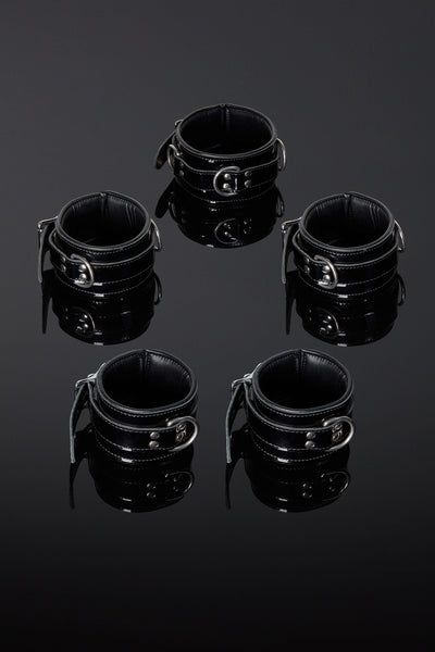 House of SXN Ultra 5 Piece Patent Leather Cuff Set