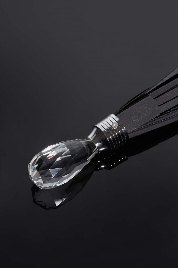 House of SXN Vega Opate Crystal Handle Flogger