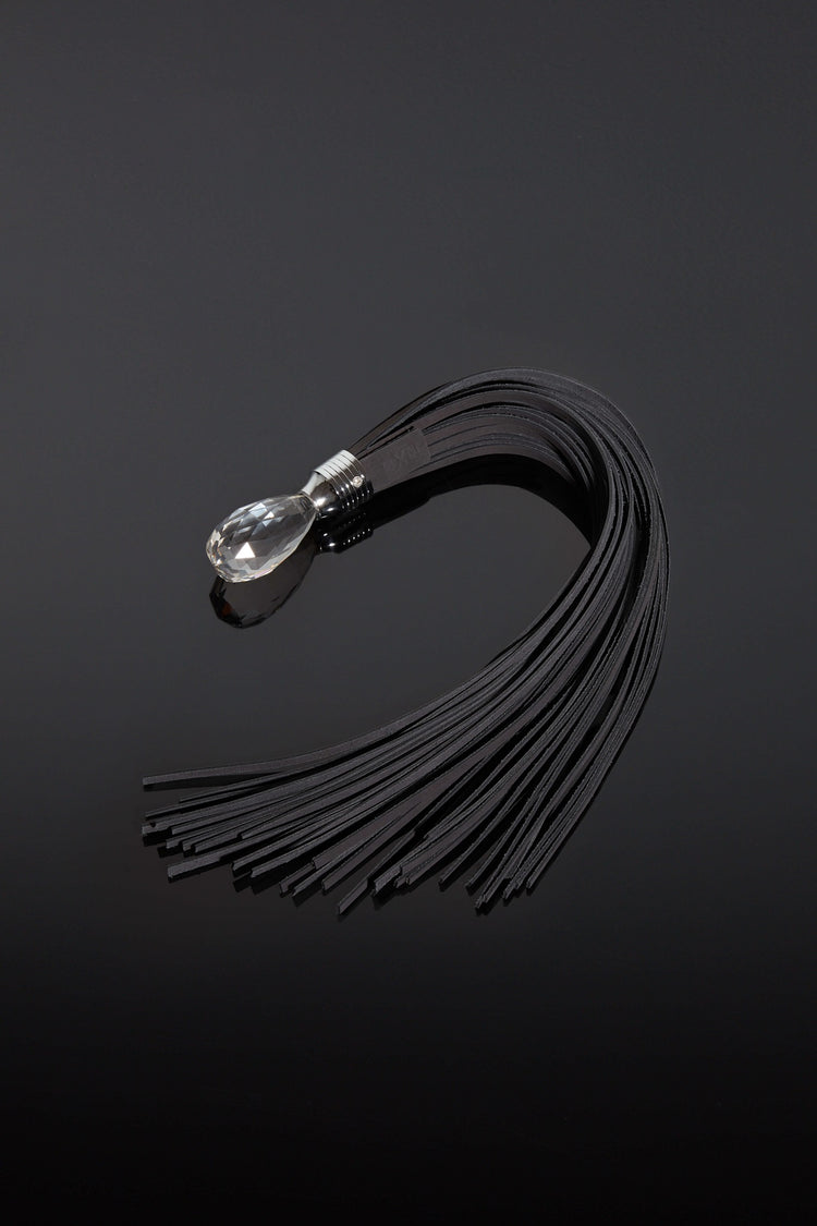 House of SXN Vega Opate Crystal Handle Flogger