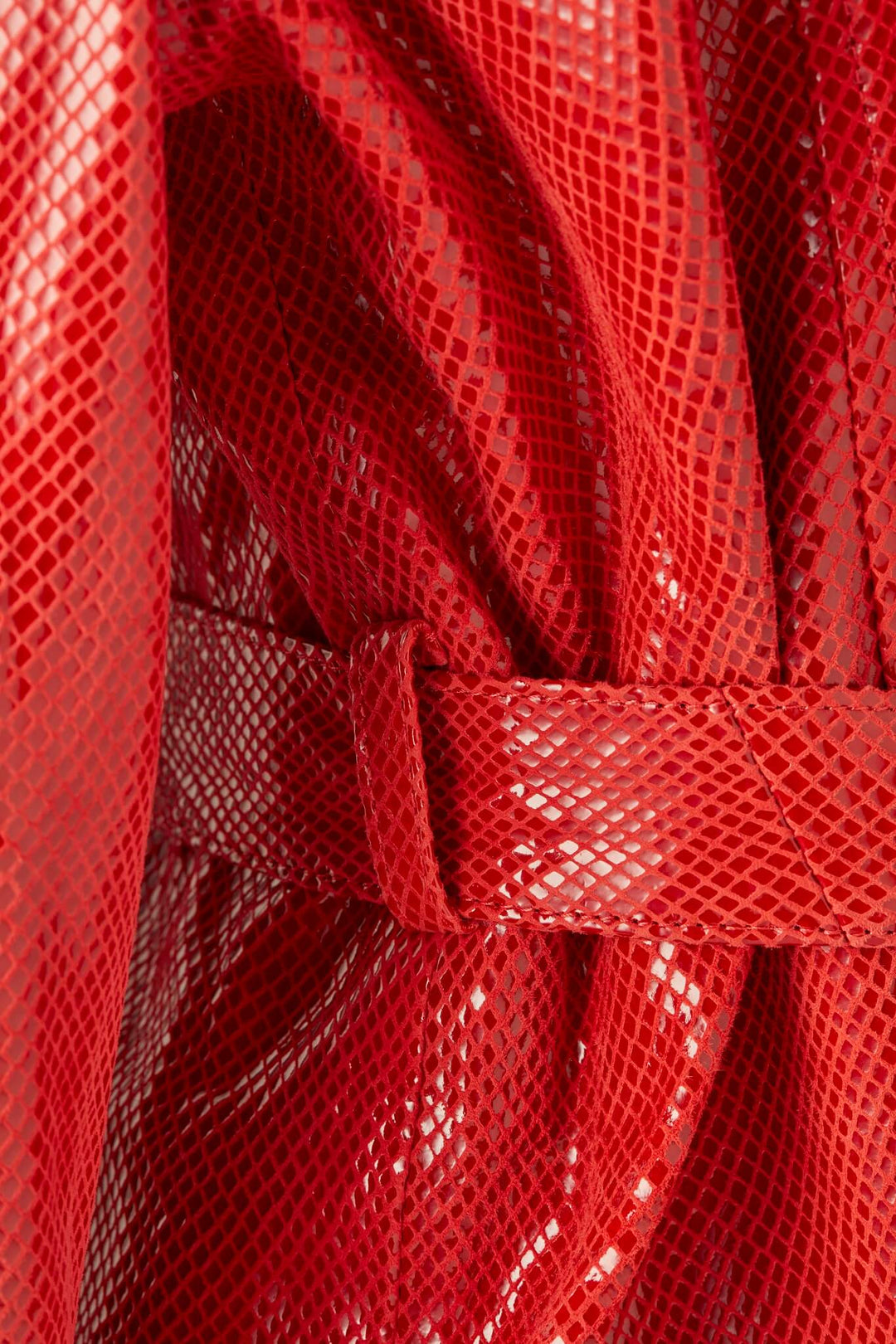 House of SXN Serpens Red Leather Jacket