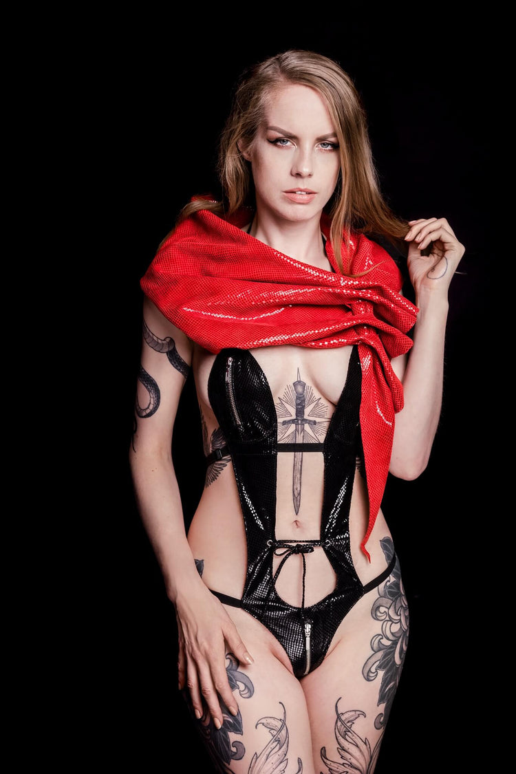 House of SXN  Stola Serpens Leather Covering