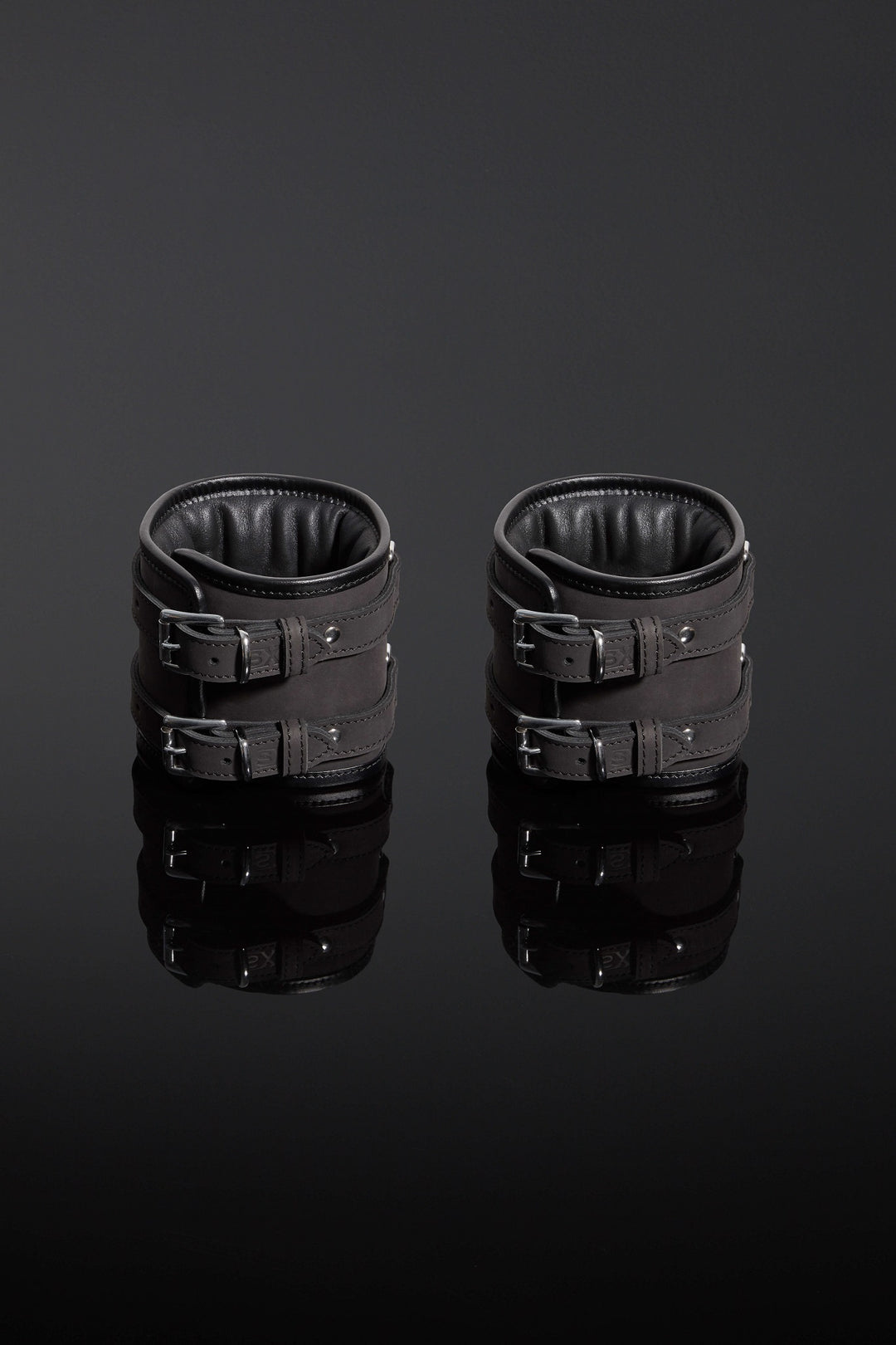 House of SXN - Servage Nubuck Leather Bondage Cuffs 4