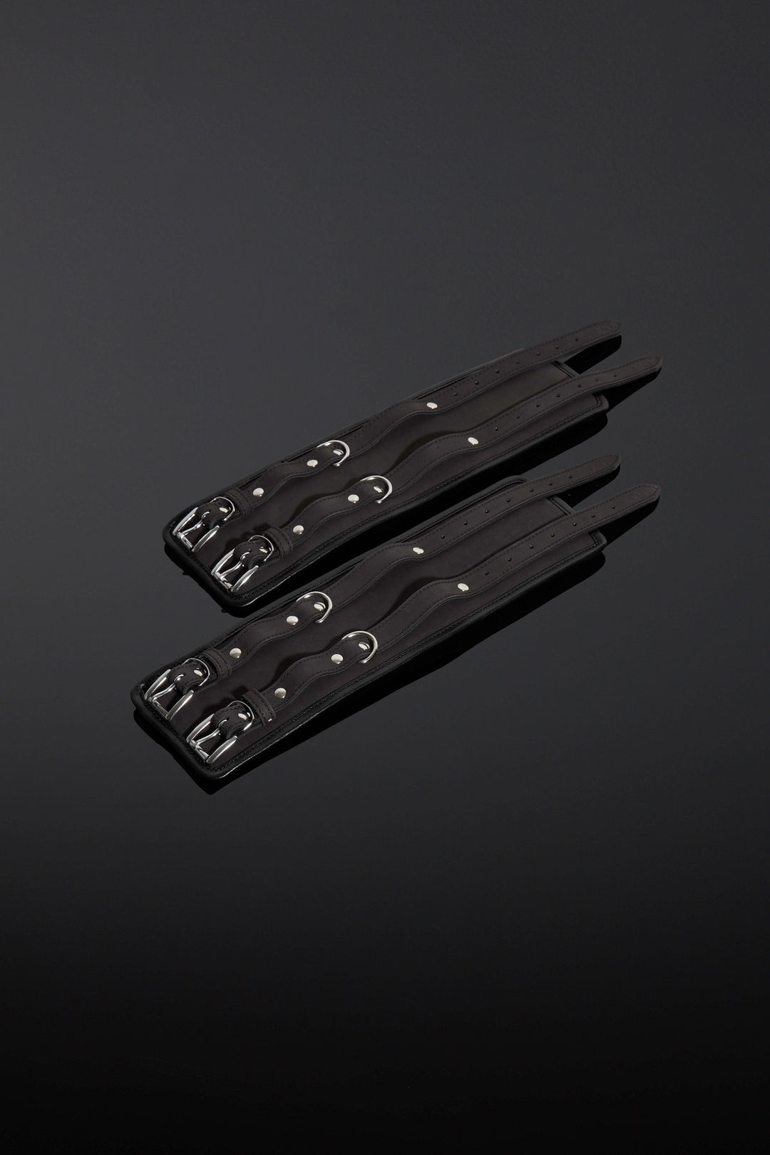 House of SXN - Servage Nubuck Leather Bondage Cuffs 1