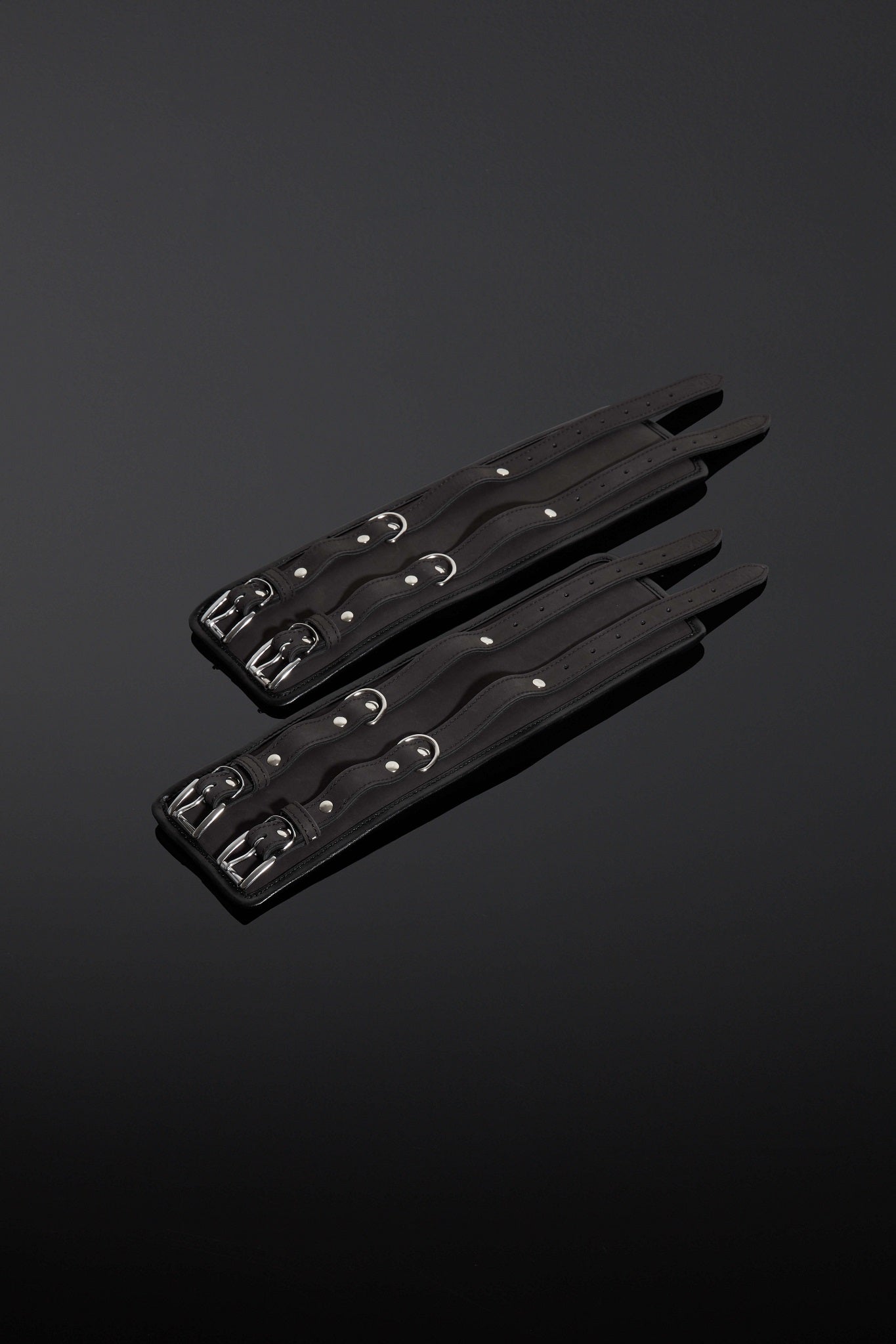 House of SXN - Servage Nubuck Leather Bondage Cuffs 1