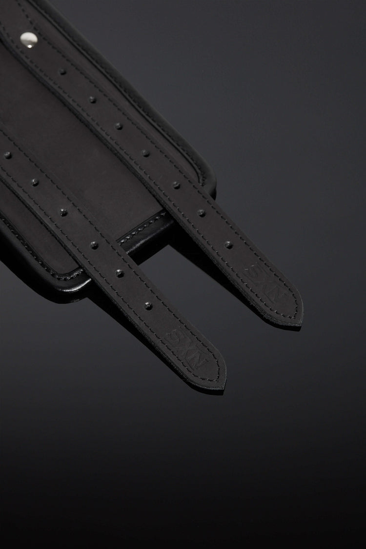 House of SXN Servage Nubuck Leather Bondage Cuffs Ankle