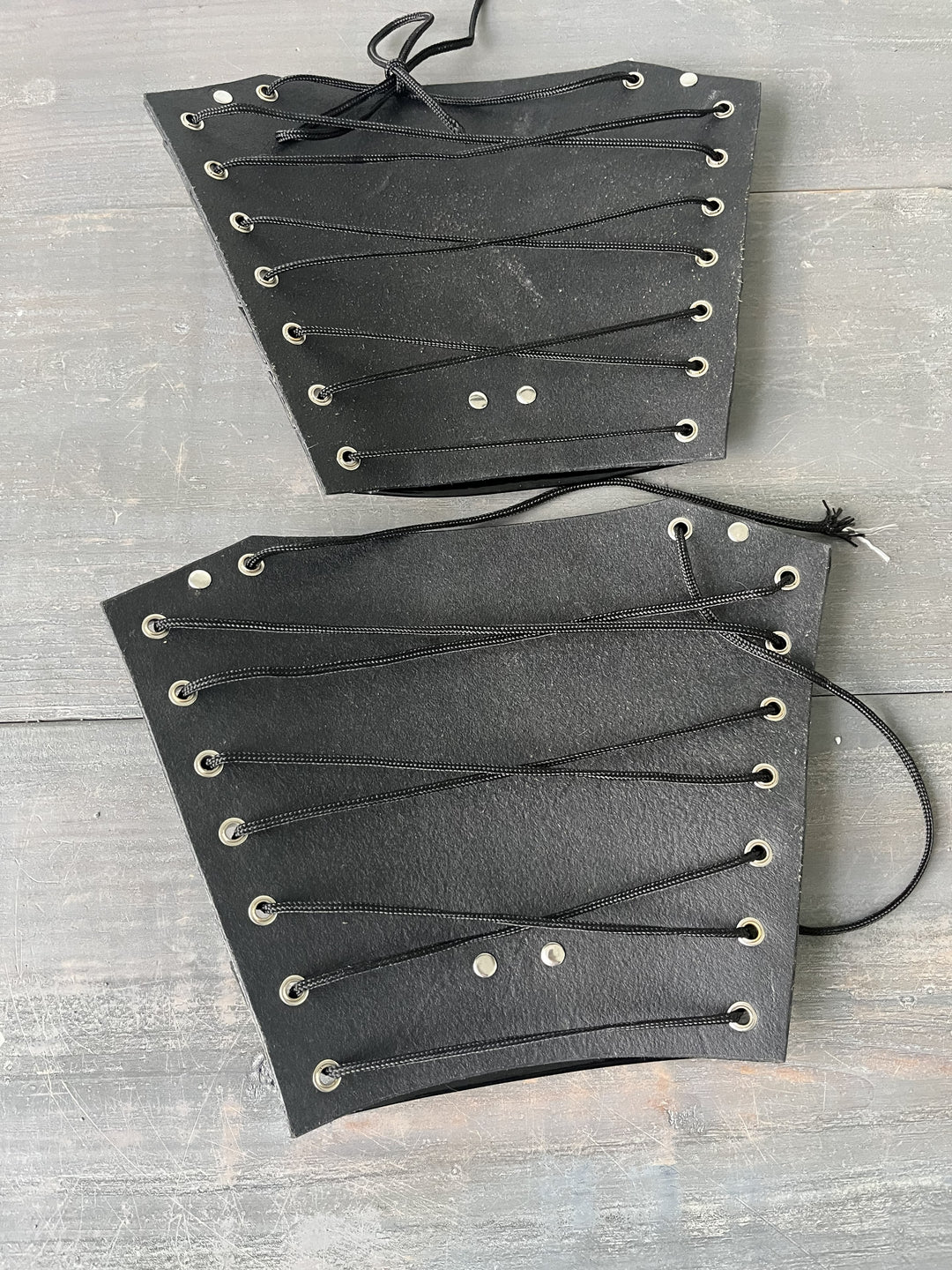 Domina Patent Leather Arm Bracers and Waist Wrap - Studio Worn