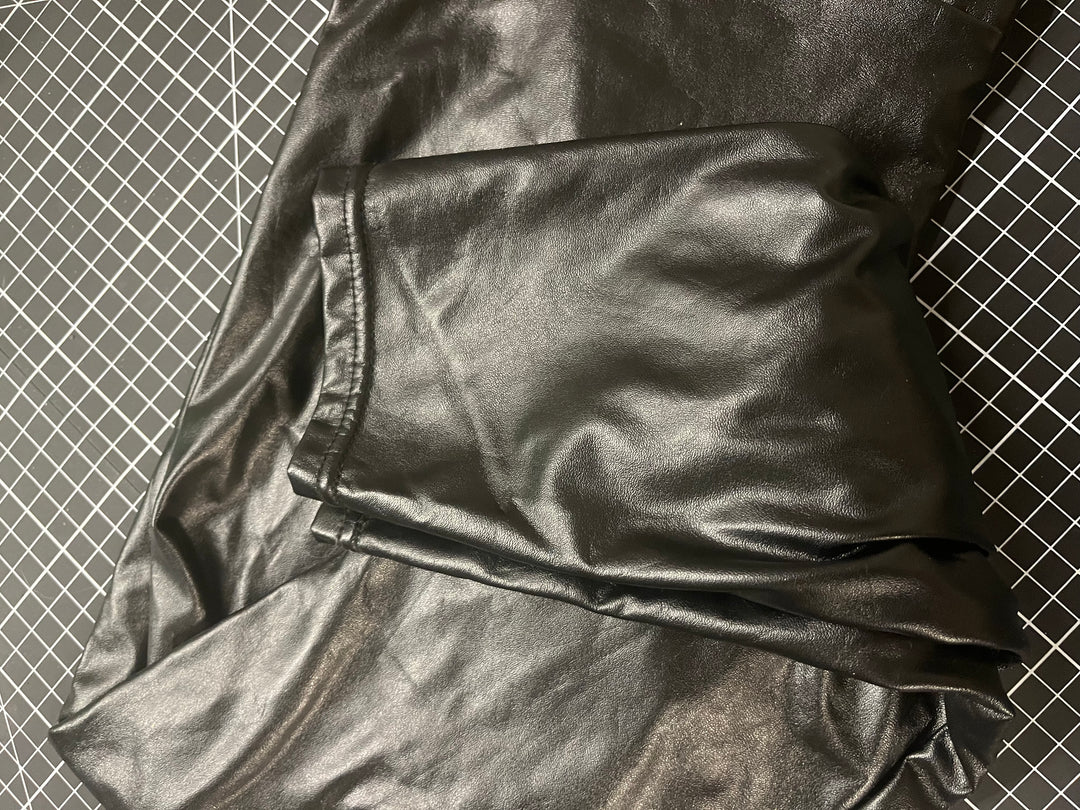 Fuax Leather Stretch Pants - Size Large