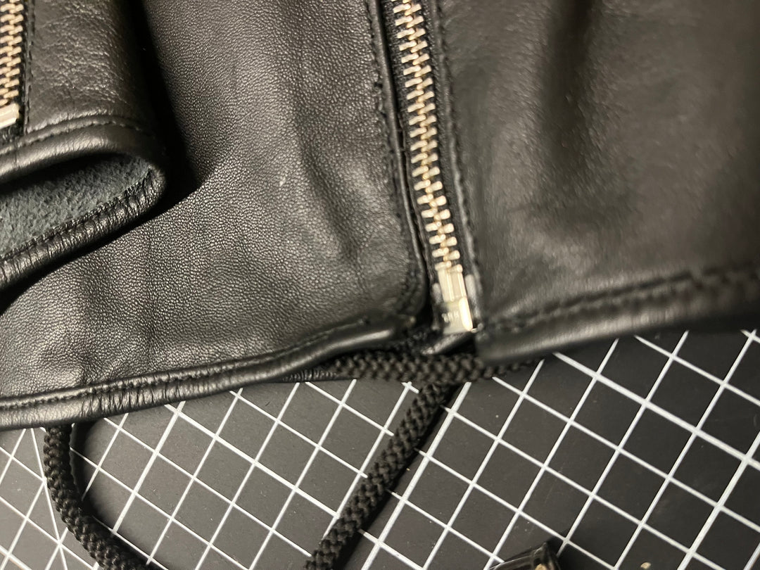 Quinn Black Leather Corset Size Extra - Large