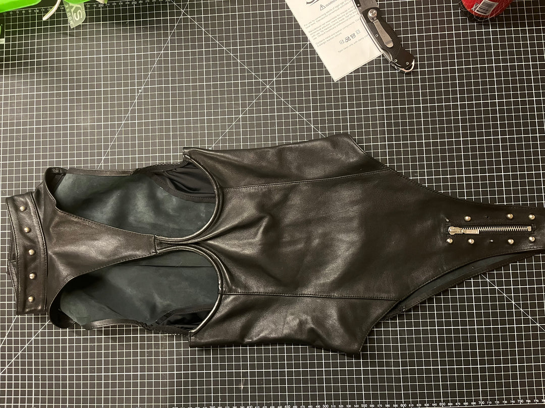 Leather Sense Skinz Lingerie Size Small - damaged