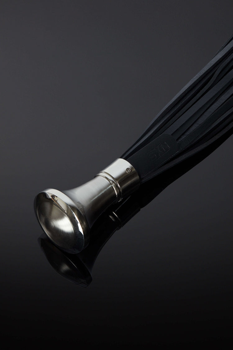 House of SXN Dyonsis Leather Flogger Close Up