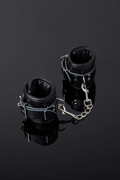 House of SXN Luxury Leather Classic Bondage Cuffs