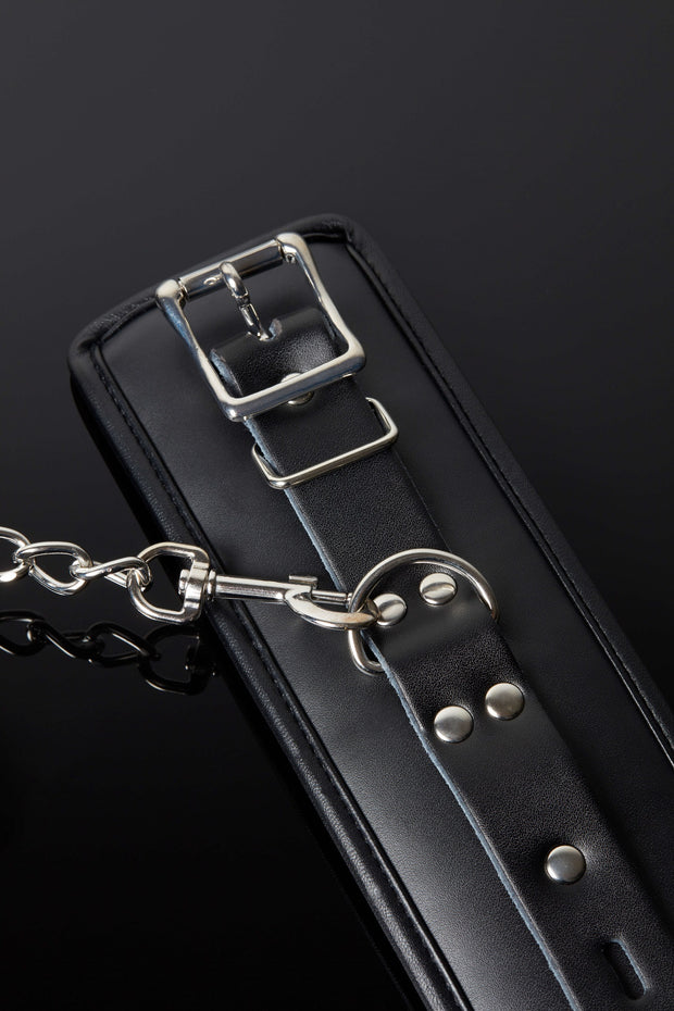 House of SXN Luxury Leather Classic Bondage Cuffs 5