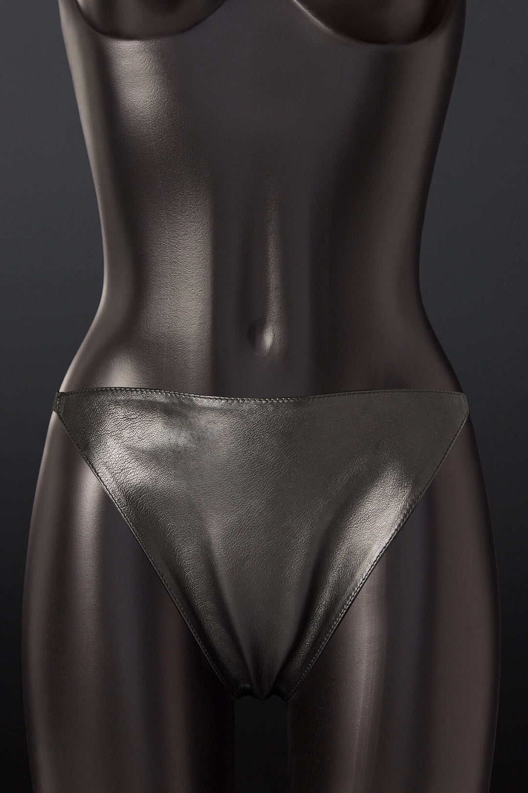 House of SXN Classic Leather Underwear Bikini Bottoms