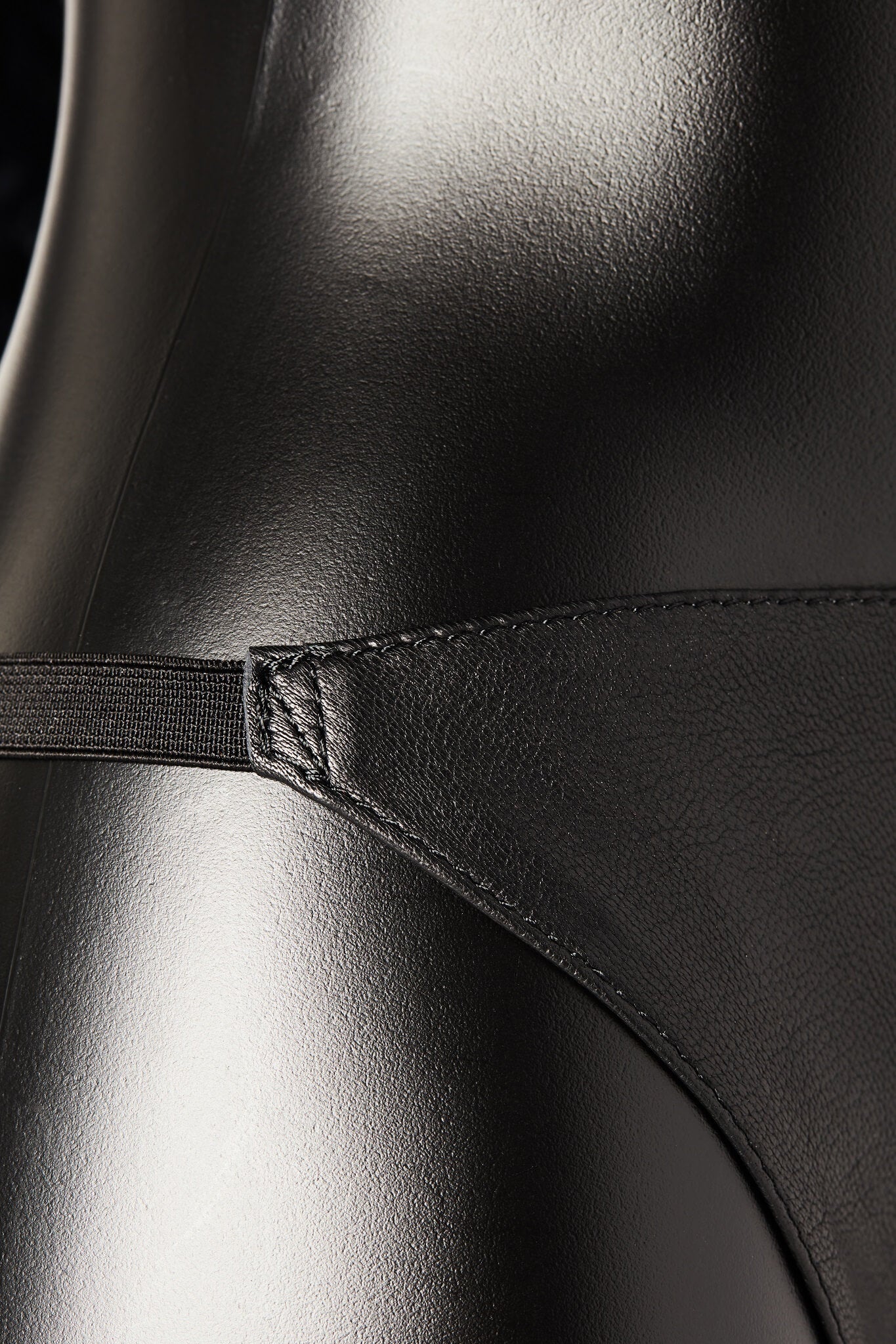 House of SXN Classic Leather Underwear Bikini Bottoms