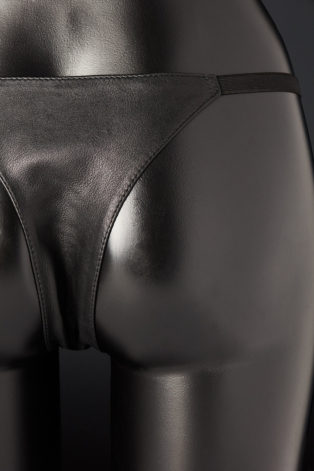 House of SXN Classic Leather Underwear Bikini Bottoms