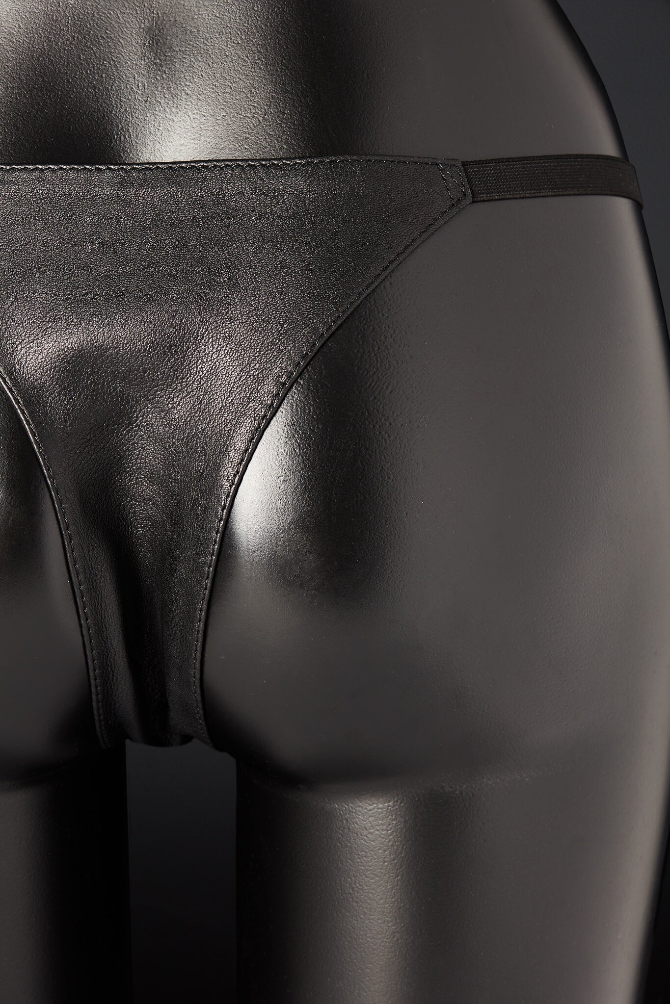 House of SXN Classic Leather Underwear Bikini Bottoms