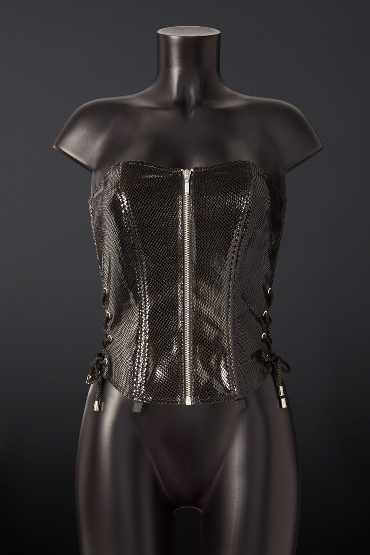 House of SXN Serpens Snake Skin Corset 1