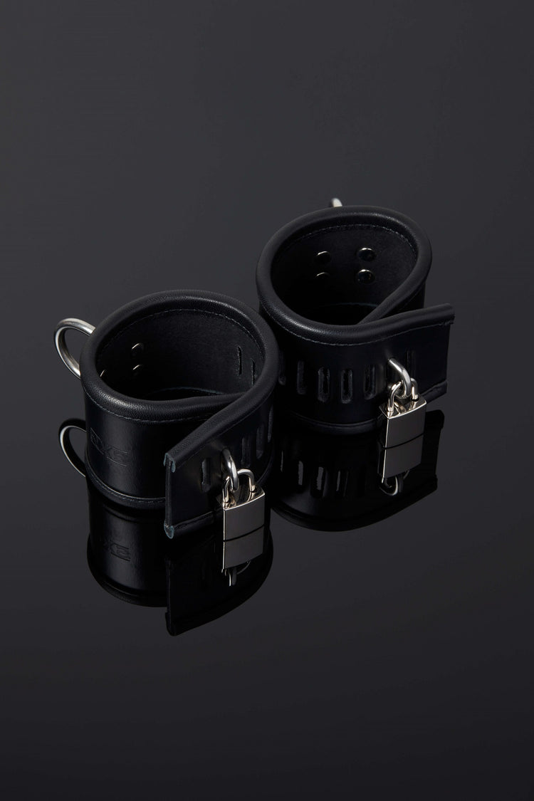 House of SXN Luxury Leather Bondage Ultra Asylum Cuffs Main